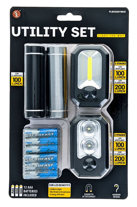 Sona Flashlights and Worklights 4 - Piece Set - Next Adventure