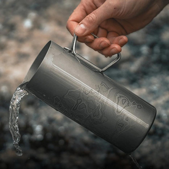 Grayl GEOPRESS TI PURIFIER BOTTLE - 24oz - Next Adventure