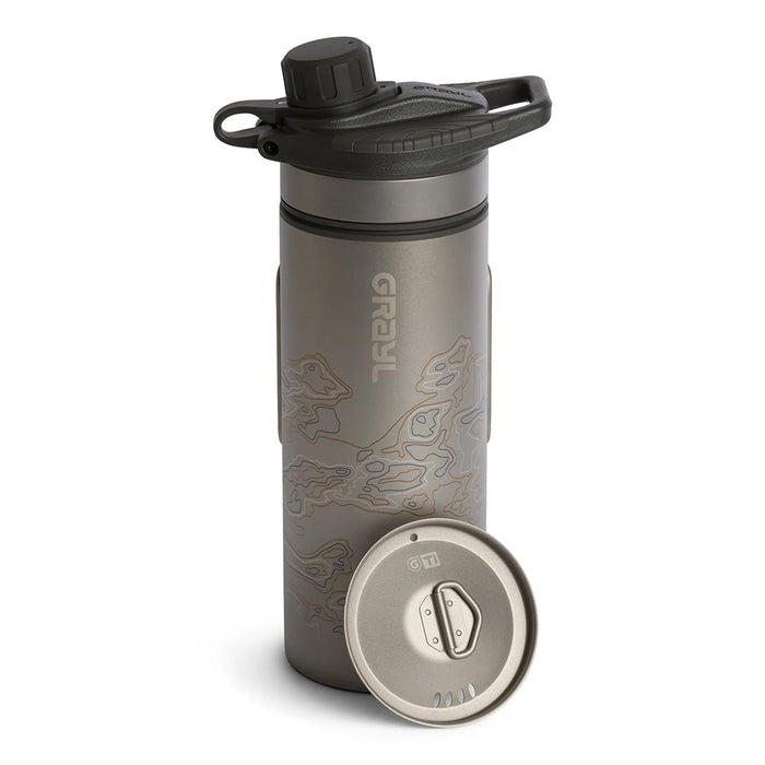 Grayl GEOPRESS TI PURIFIER BOTTLE - 24oz - Next Adventure