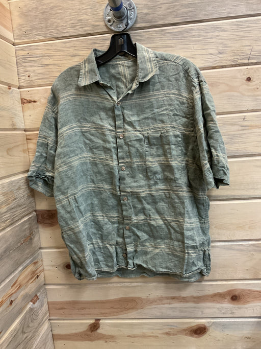 Striped Cotton Button Down