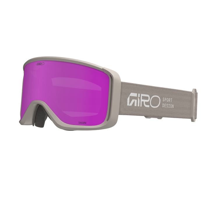 Giro Sagen goggle, Cloud Grey/Amber Pink Stacked