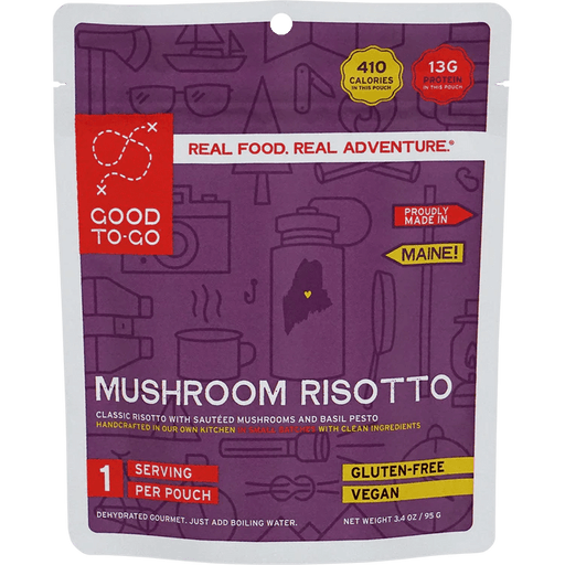 Good To-Go HERBED MUSHROOM RISOTTO - Next Adventure