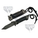 SZCO 5 inch black tanto Task Force liner lock folder