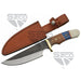 SZCO 10.5 inch Whitetail Hunter fixed blade knife with sheath