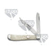 Rite Edge 3.75 inch two blade white pearl trapper pocket knife