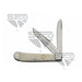 Rite Edge 4.25 inch white bone two blade trapper pocket knife