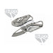 SZCO 3 inch tool knife carabiner folder, stainless steel