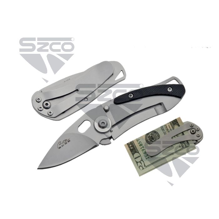Rite Edge 2.75 inch Silver Dollar money clip folder