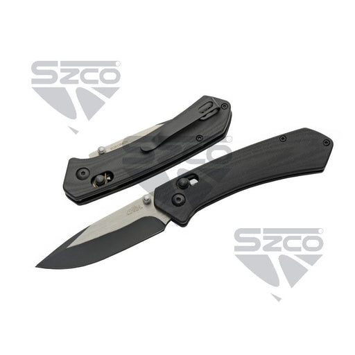 Ruko Hades folding knife RUC-4009 with black G10 handle