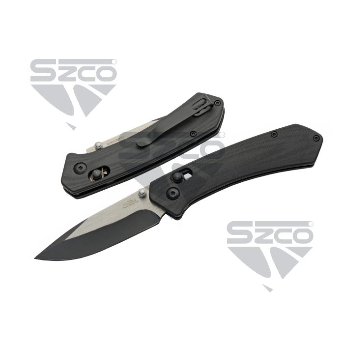 Ruko Hades folding knife RUC-4009 with black G10 handle