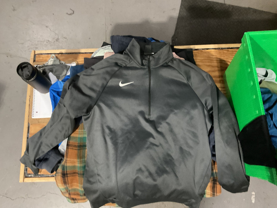 Nike Dri fit zip neck pullover