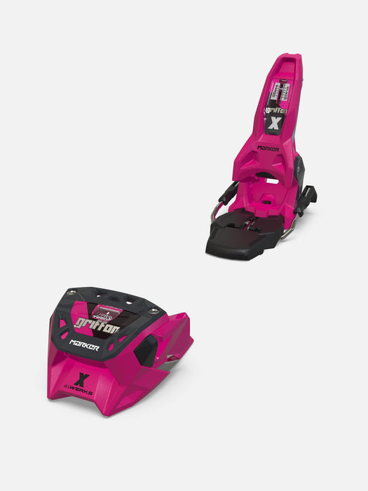 Marker Griffon X 13 MWerks ski binding in Pink/Graphite