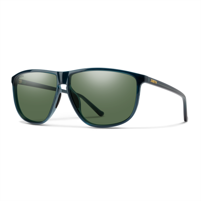 Smith Mono Lake sunglasses, Pacific Crystal, ChromaPop Polarized Gray Green