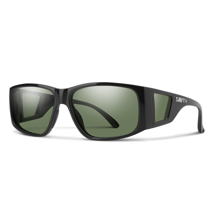 Smith Monroe Peak sunglasses, Black, ChromaPop Gray Green