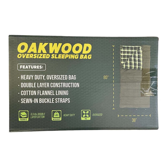 Next Adventure OAKWOOD 10 DEGREE OVERSIZED SLEEPING BAG - Next Adventure