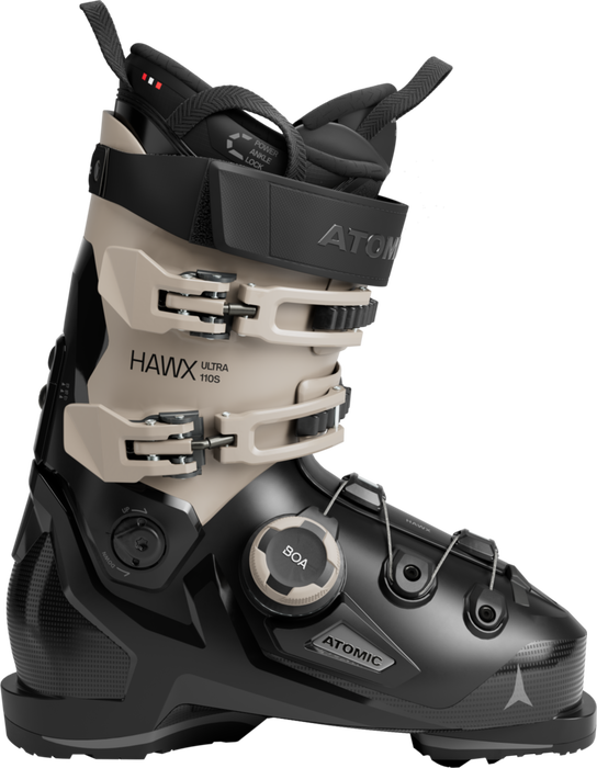 Atomic Hawx Ultra 110 S BOA ski boot in Black/Cement