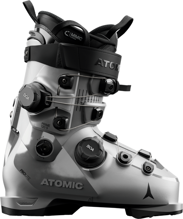 Atomic Hawx Prime 120 S Dual BOA ski boot in Silver/Black