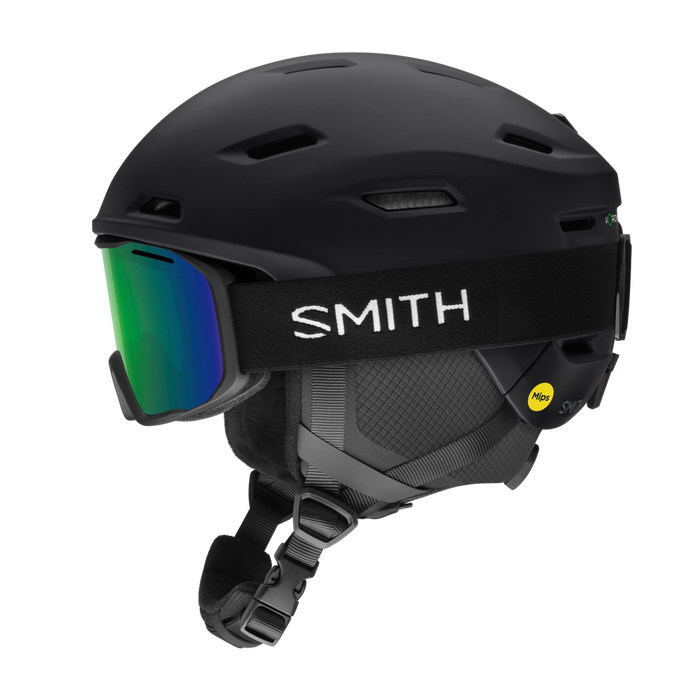 Smith Descend MIPS Round Contour Fit helmet in Matte Black, view 3