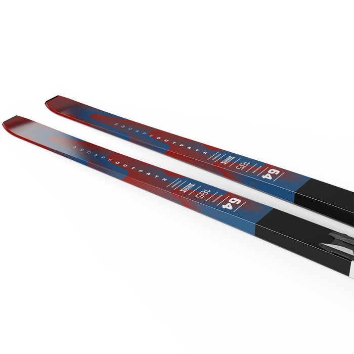 Salomon Escape Outpath 64 Posi XC skis with Prolink Auto binding, view 5