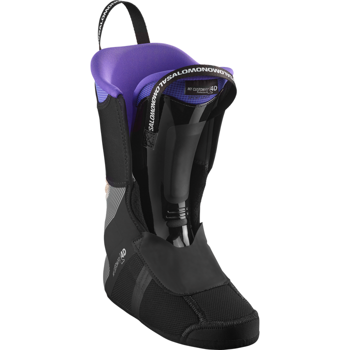 Salomon Shift Alpha BOA 95 W ski boot in Black / Ultra Violet, view 2