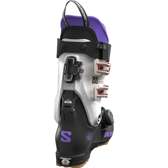 Salomon Shift Alpha BOA 95 W ski boot in Black / Ultra Violet, view 3