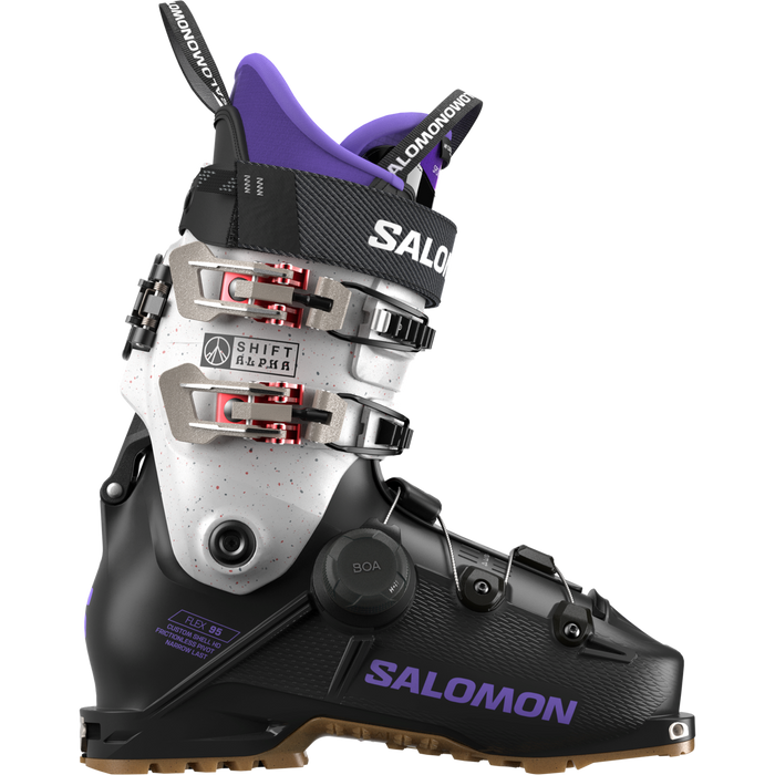 Salomon Shift Alpha BOA 95 W ski boot in Black / Ultra Violet
