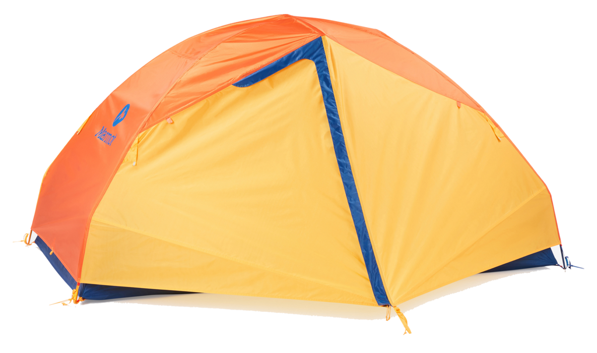 Marmot Tungsten 3P tent in Solar/Red Sun, view 2