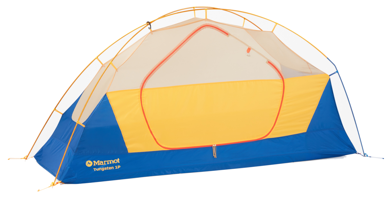 Marmot Tungsten 1P tent in Solar/Red Sun