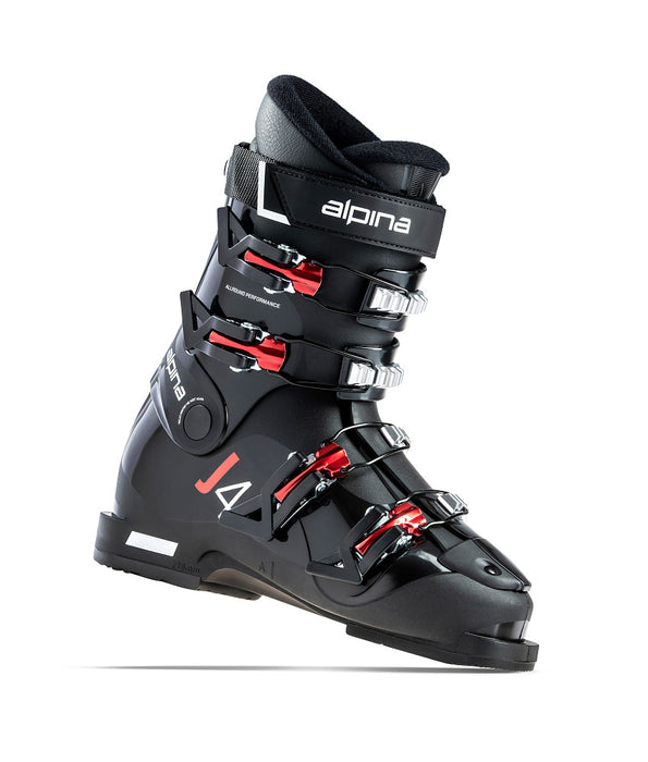 Alpina J4 junior ski boot in Black