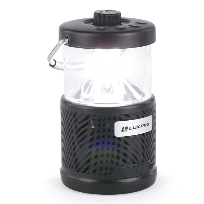 LuxPro RECHARGABLE 572 LUMEN LANTERN WITH BLUETOOTH SPEAKER - Next Adventure