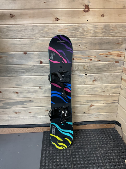 Kids snowboard