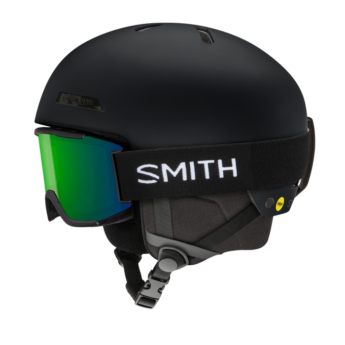 Smith Rodeo Mips helmet worn with goggle
