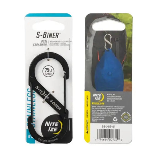 Nite Ize S - BINER STAINLESS STEEL - 3 PACK - Next Adventure