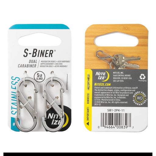 Nite Ize S - BINER - STAINLESS STEEL - Next Adventure