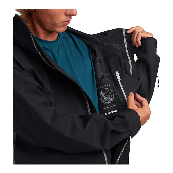Dakine Men's Sender Stretch 3L Jacket in Black (view 2)