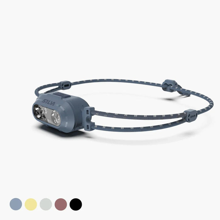 Silva Smini Fly headlamp shown in multiple colorways