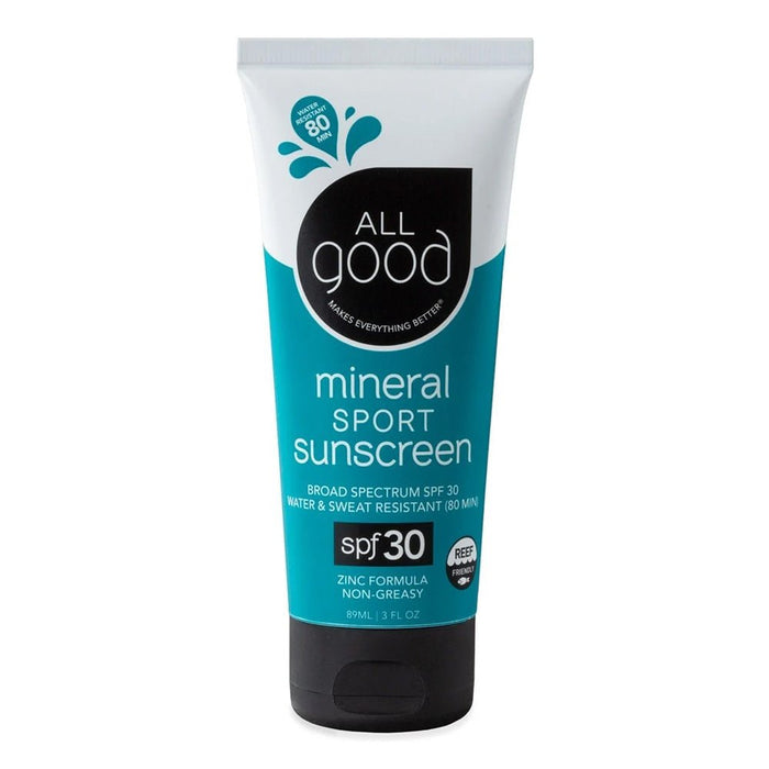 All Good SPF 30 SPORT MINERAL SUNSCREEN LOTION - 3 OZ - Next Adventure