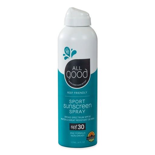 All Good SPF 30 SPORT SUNSCREEN SPRAY - 6 OZ - Next Adventure