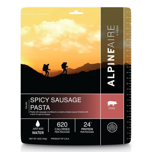 AlpineAire Foods SPICY SAUSAGE PASTA (PORK) - Next Adventure