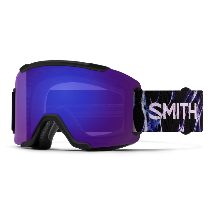 Smith Squad goggle, Black Flex Plasma, ChromaPop Everyday Violet Mirror