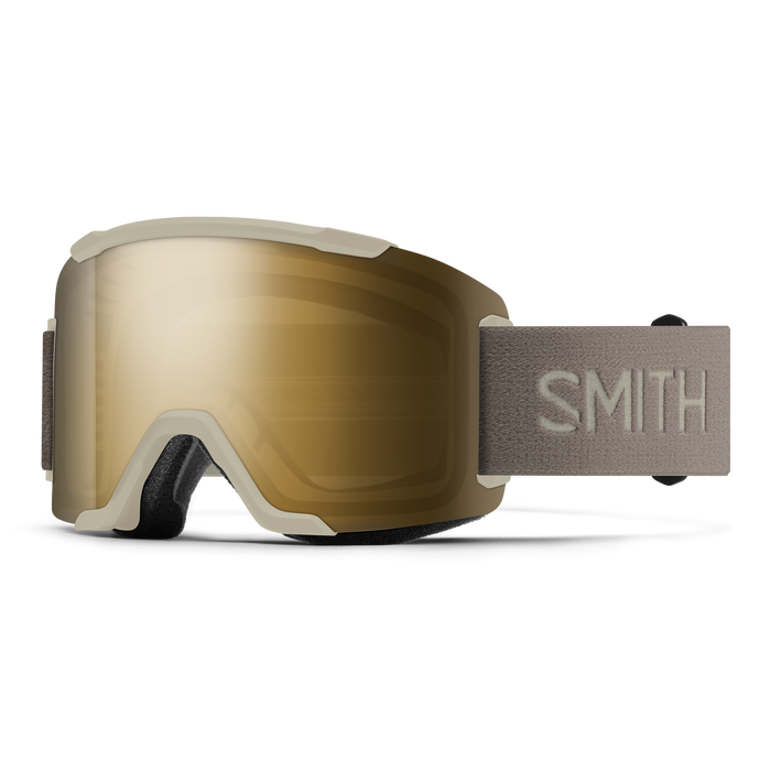 Smith Squad goggle, Chalk, ChromaPop Sun Black Gold Mirror