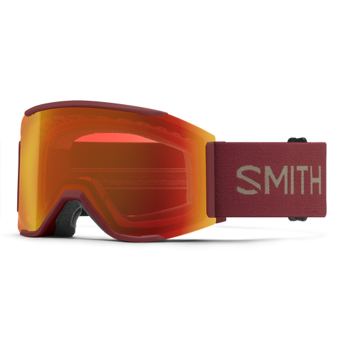 Smith Squad MAG goggle, Ironwood, ChromaPop Everyday Red Mirror