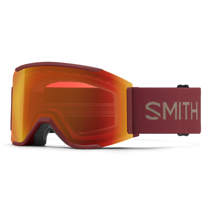 Smith Squad MAG goggle, Ironwood, ChromaPop Everyday Red Mirror