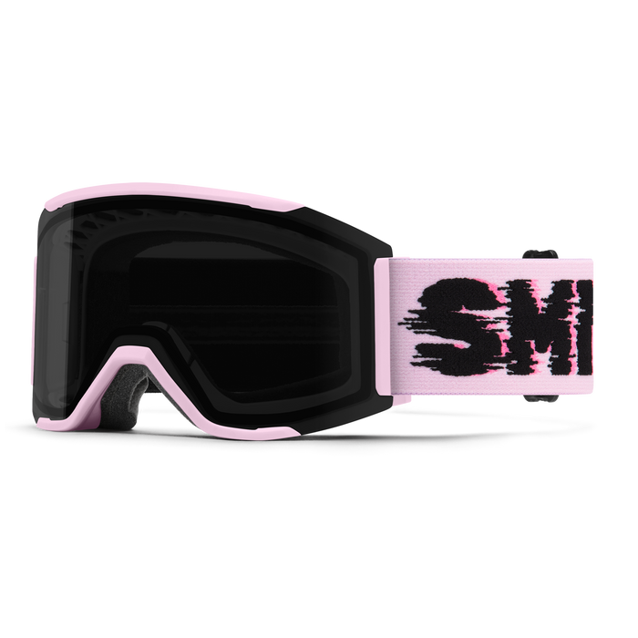 Smith Squad MAG goggle, Pink Frost Flex Glitch, ChromaPop Sun Black
