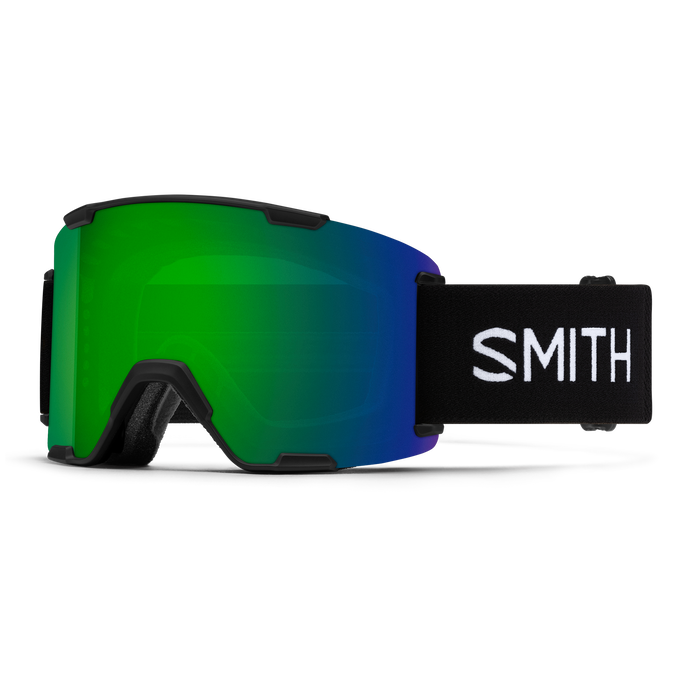Smith Stash XL goggle, Black, ChromaPop Sun Green Mirror
