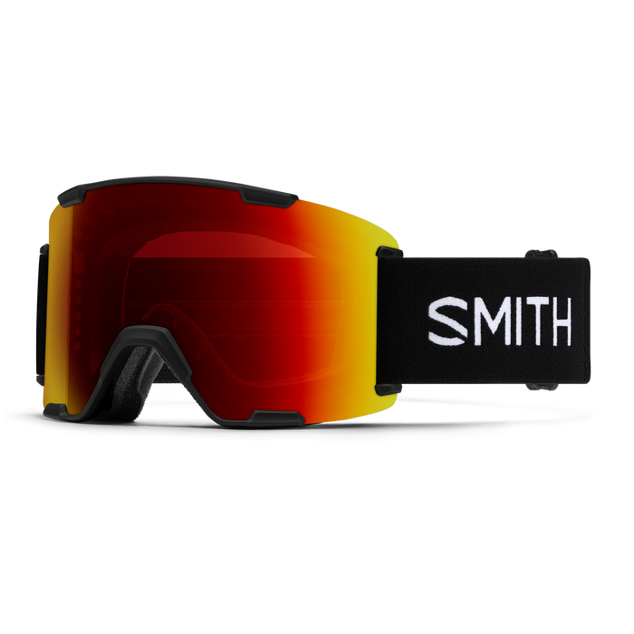 Smith Stash XL goggle, Black, ChromaPop Sun Red Mirror