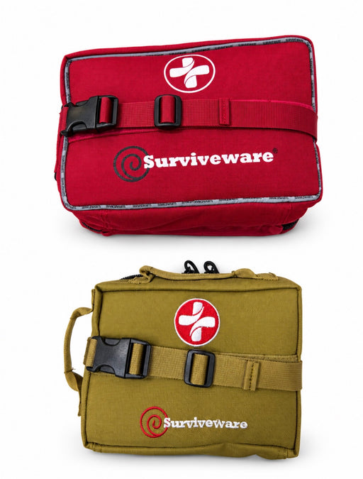 Surviveware Large Premium and Survival First Aid Kits bundle