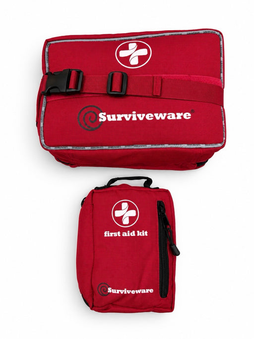 Surviveware Large Premium and Small Premium First Aid Kits bundle