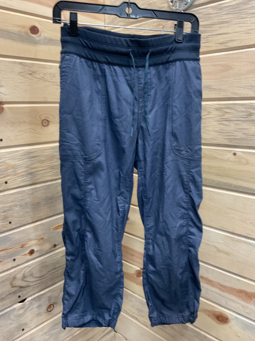 Drawstring cotton capri pants