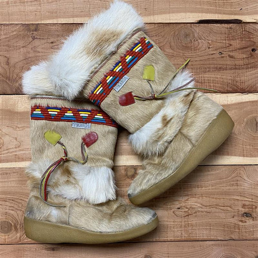 Next Adventure Technica Aztec goat fur boot - Next Adventure